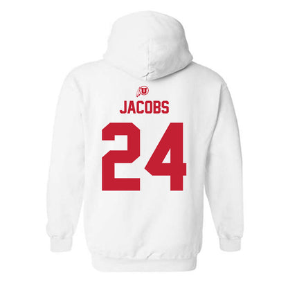 Utah - NCAA Baseball : Luke Jacobs - Classic Shersey Hooded Sweatshirt-1