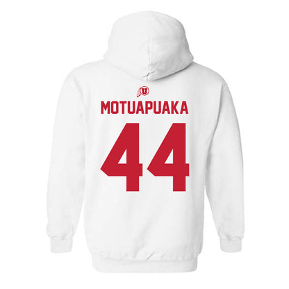 Utah - NCAA Football : Sione Motuapuaka - Classic Shersey Hooded Sweatshirt-1
