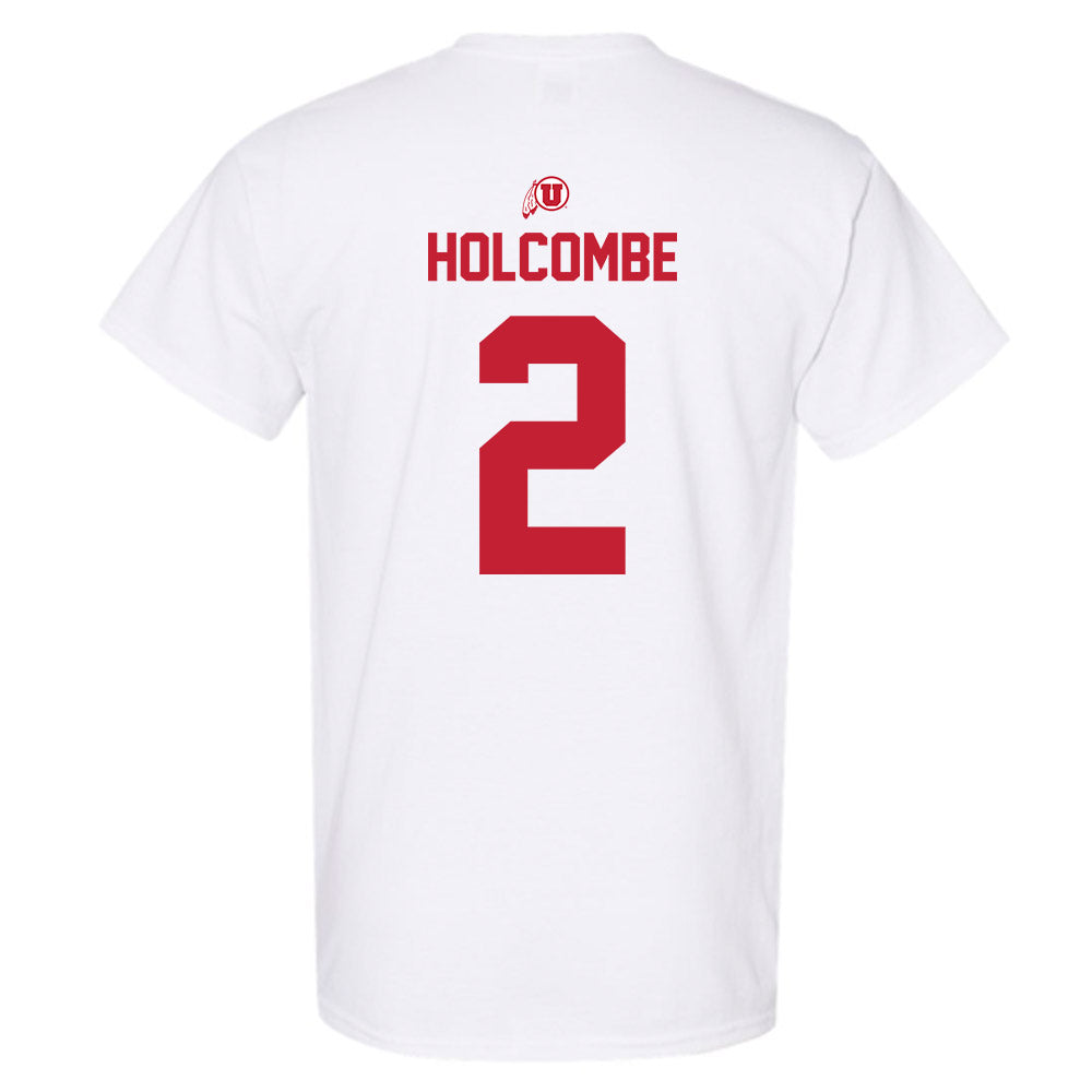 Utah - NCAA Men's Basketball : Jackson Holcombe - Classic Shersey T-Shirt-1