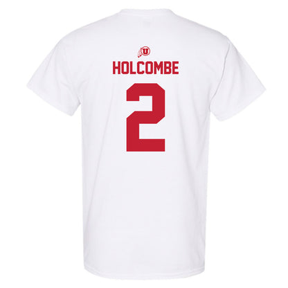 Utah - NCAA Men's Basketball : Jackson Holcombe - Classic Shersey T-Shirt-1