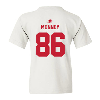 Utah - NCAA Football : Will Monney - Classic Shersey Youth T-Shirt-1