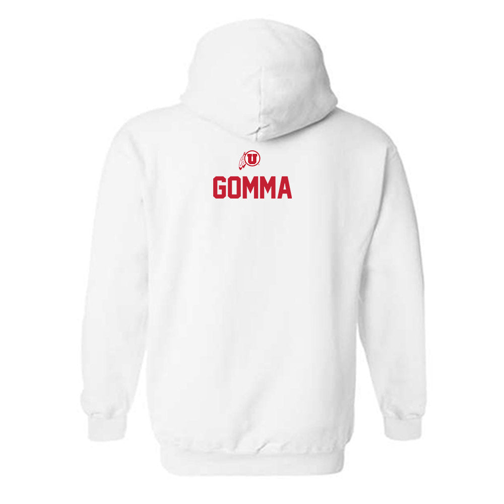 Utah - NCAA Men's Basketball : Malek Gomma - Classic Shersey Hooded Sweatshirt-1