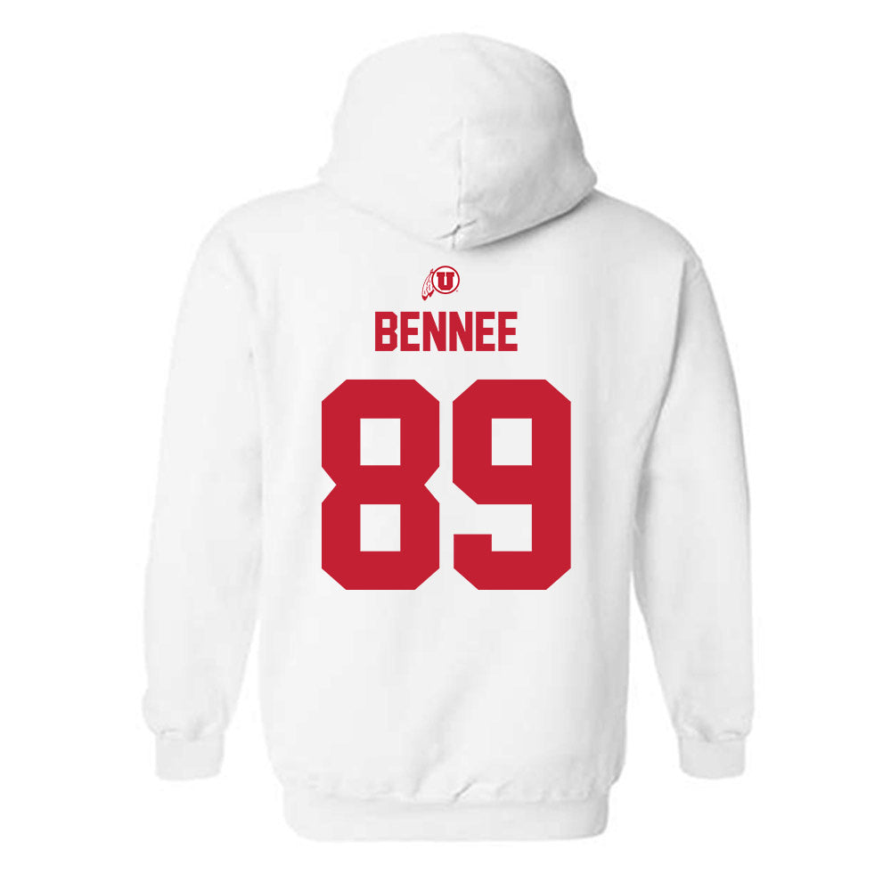 Utah - NCAA Football : Noah Bennee - Classic Shersey Hooded Sweatshirt-1