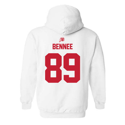 Utah - NCAA Football : Noah Bennee - Classic Shersey Hooded Sweatshirt-1
