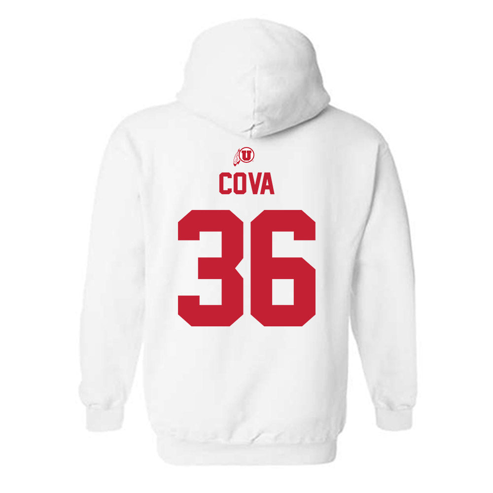 Utah - NCAA Baseball : Sammy Cova - Classic Shersey Hooded Sweatshirt-1