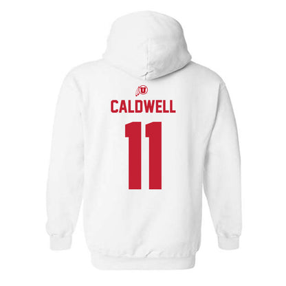 Utah - NCAA Football : Rock Caldwell - Classic Shersey Hooded Sweatshirt-1