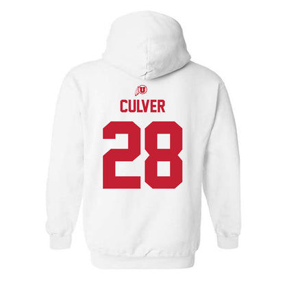 Utah - NCAA Baseball : Ian Culver - Classic Shersey Hooded Sweatshirt-1