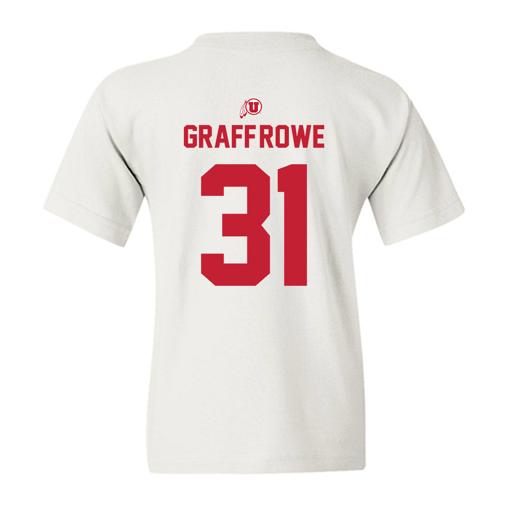 Utah - NCAA Baseball : Ashton Graff-Rowe - Classic Shersey Youth T-Shirt-1