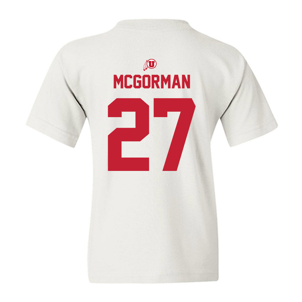 Utah - NCAA Baseball : Anson Mcgorman - Classic Shersey Youth T-Shirt-1