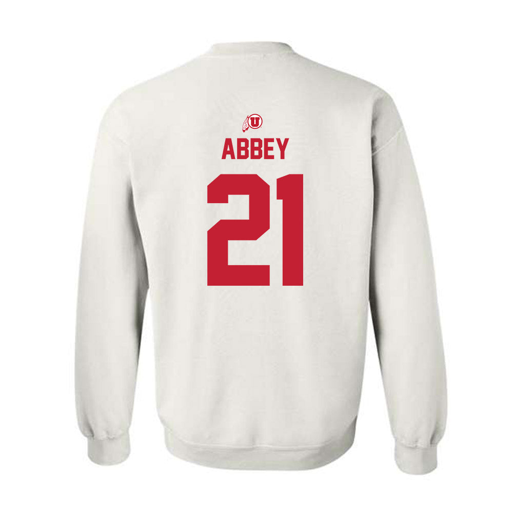 Utah - NCAA Men's Basketball : Obomate Abbey - Classic Shersey Crewneck Sweatshirt-1