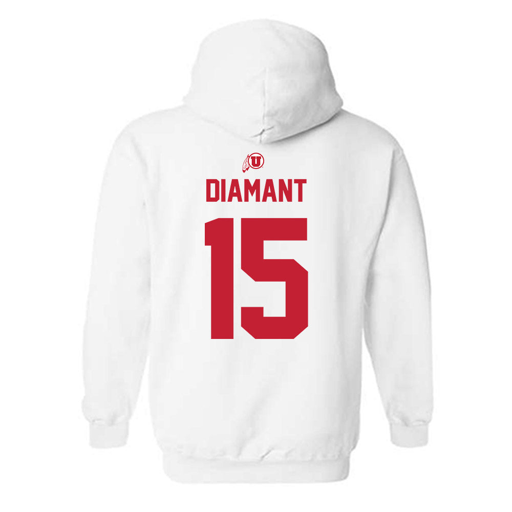 Utah - NCAA Baseball : Demitri Diamant - Classic Shersey Hooded Sweatshirt-1