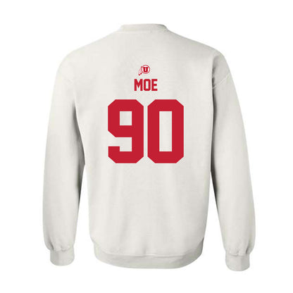 Utah - NCAA Football : Jireh Moe - Classic Shersey Crewneck Sweatshirt-1
