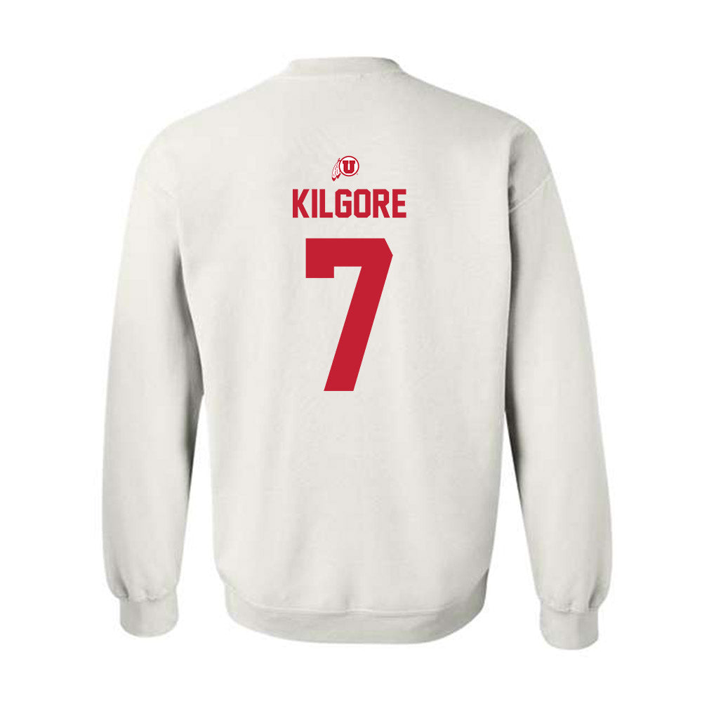 Utah - NCAA Baseball : Cal Kilgore - Classic Shersey Crewneck Sweatshirt-1