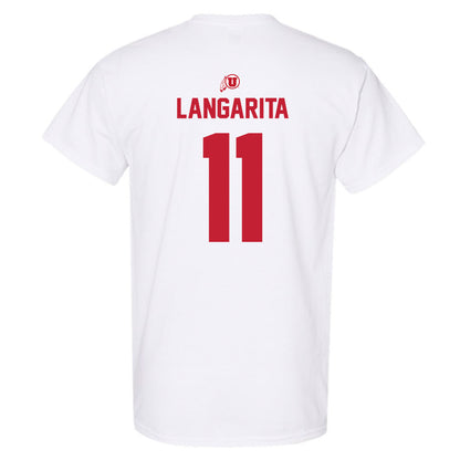 Utah - NCAA Men's Basketball : Lucas Langarita - Classic Shersey T-Shirt-1