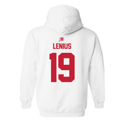 Utah - NCAA Baseball : Ian Lenius - Classic Shersey Hooded Sweatshirt-1