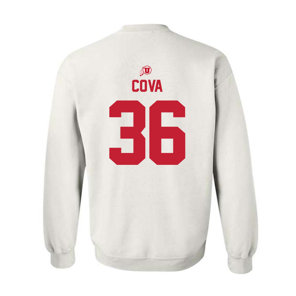 Utah - NCAA Baseball : Sammy Cova - Classic Shersey Crewneck Sweatshirt-1