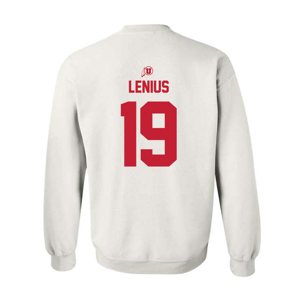Utah - NCAA Baseball : Ian Lenius - Classic Shersey Crewneck Sweatshirt-1