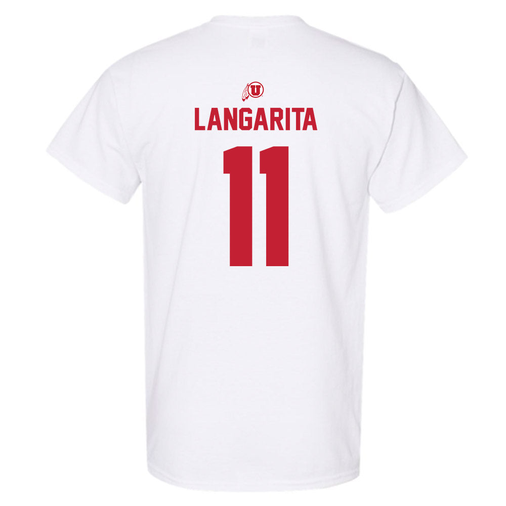 Utah - NCAA Men's Basketball : Lucas Langarita - Classic Shersey T-Shirt-1