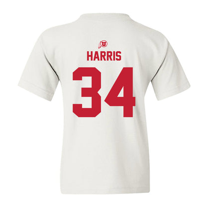 Utah - NCAA Baseball : Malik Harris - Classic Shersey Youth T-Shirt-1