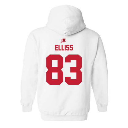 Utah - NCAA Football : Elijah Elliss - Classic Shersey Hooded Sweatshirt-1