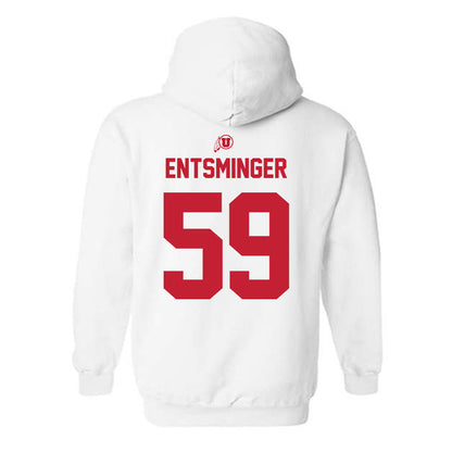 Utah - NCAA Football : Devin Entsminger - Classic Shersey Hooded Sweatshirt-1