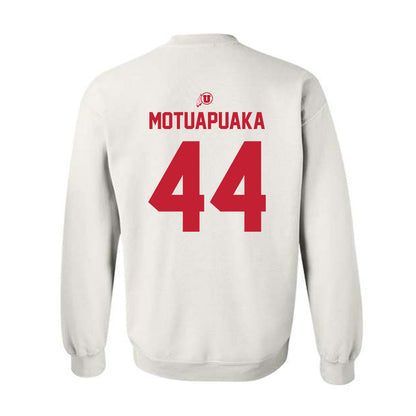 Utah - NCAA Football : Sione Motuapuaka - Classic Shersey Crewneck Sweatshirt-1