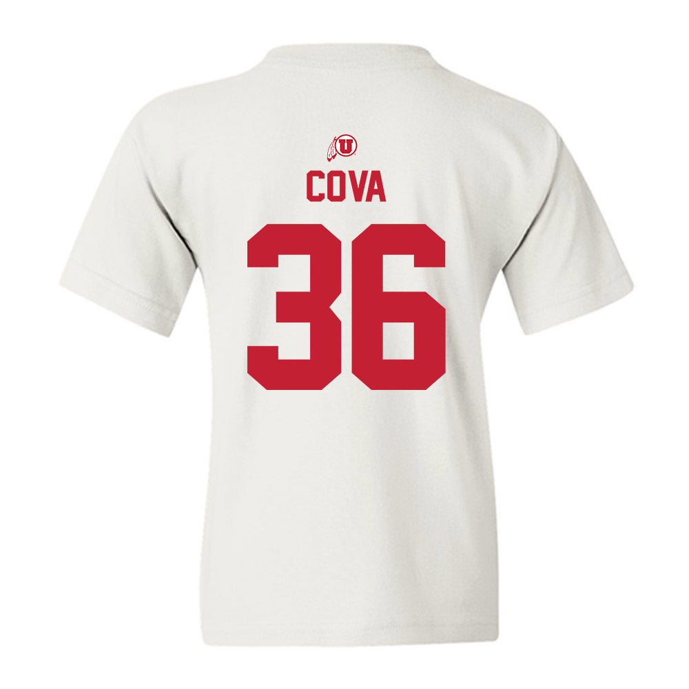 Utah - NCAA Baseball : Sammy Cova - Classic Shersey Youth T-Shirt-1