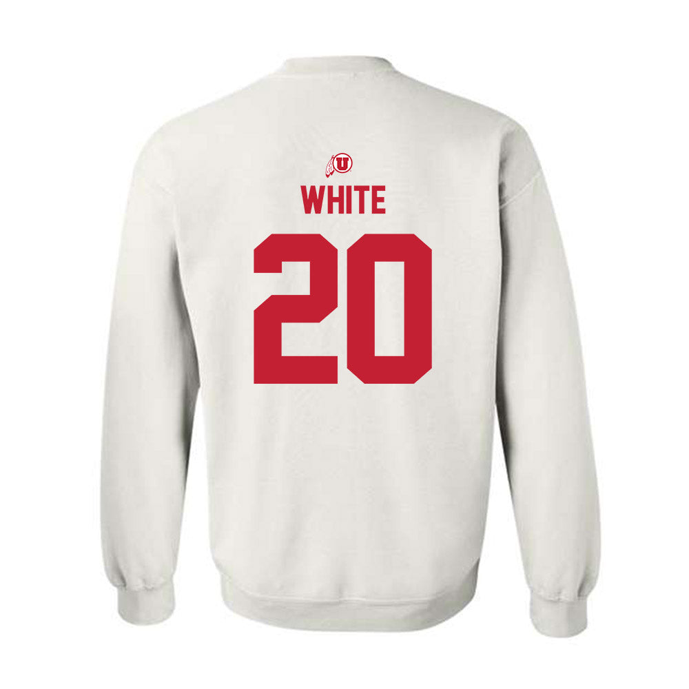 Utah - NCAA Women's Soccer : Sophie White - Classic Shersey Crewneck Sweatshirt-1