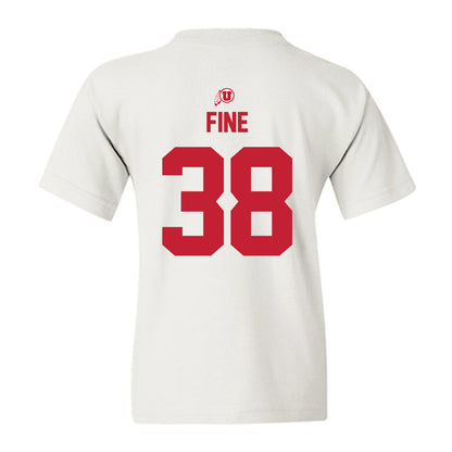 Utah - NCAA Baseball : Dillon Fine - Classic Shersey Youth T-Shirt-1