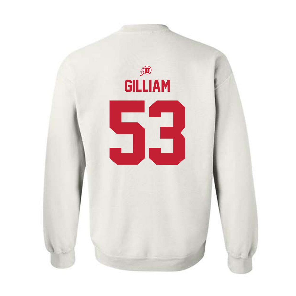 Utah - NCAA Baseball : Jet Gilliam - Classic Shersey Crewneck Sweatshirt-1