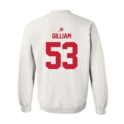 Utah - NCAA Baseball : Jet Gilliam - Classic Shersey Crewneck Sweatshirt-1