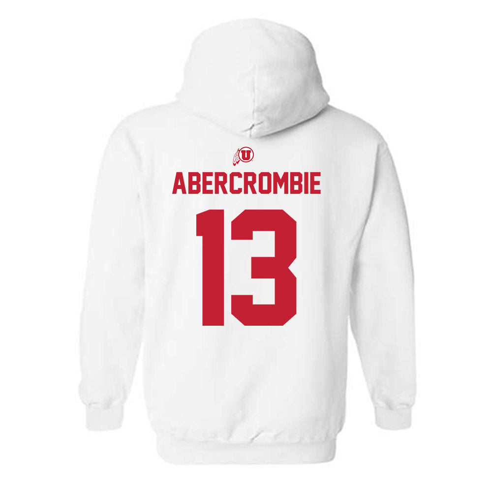 Utah - NCAA Baseball : Justin Abercrombie - Classic Shersey Hooded Sweatshirt-1