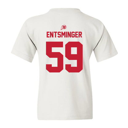 Utah - NCAA Football : Devin Entsminger - Classic Shersey Youth T-Shirt-1