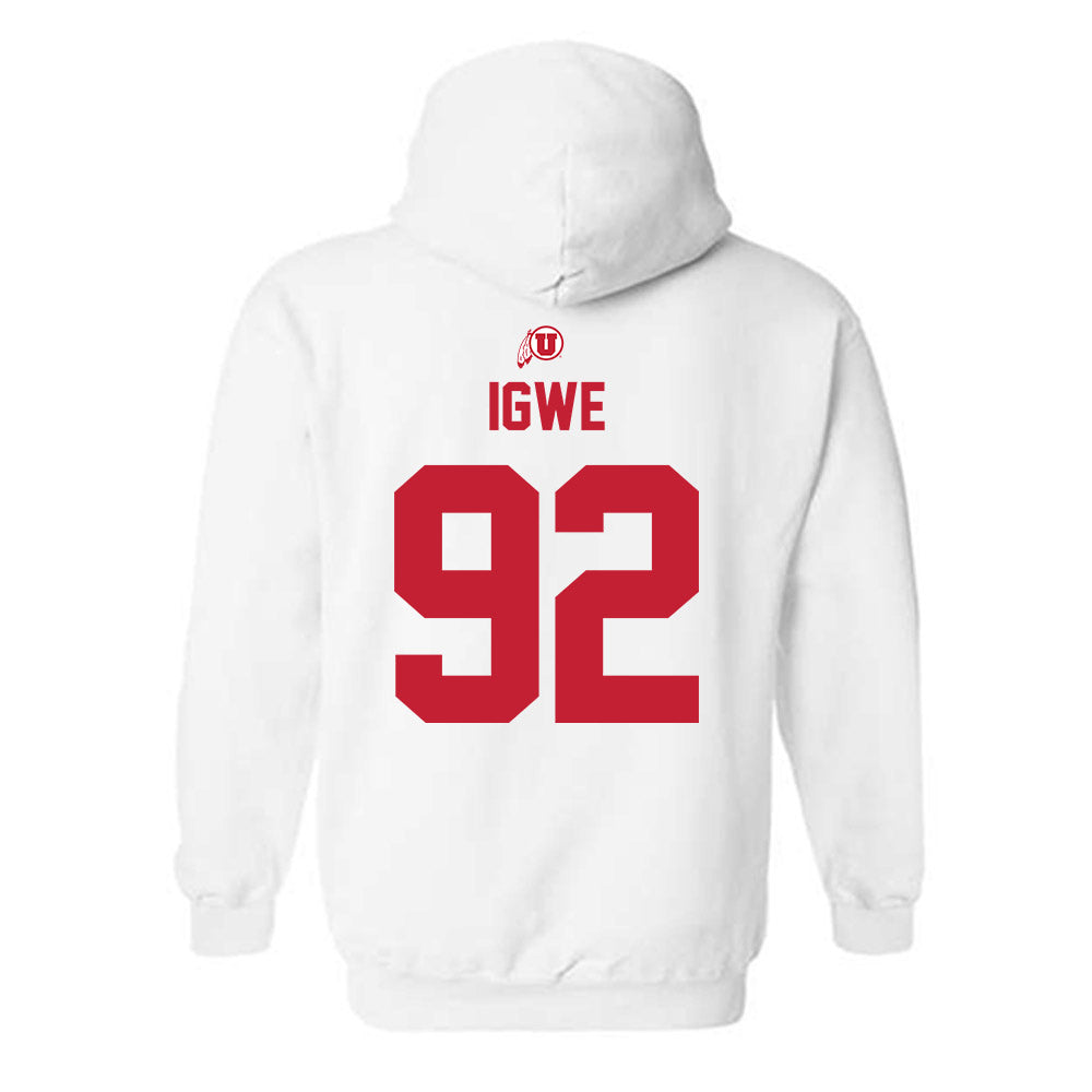 Utah - NCAA Football : Nicholas Igwe - Classic Shersey Hooded Sweatshirt-1