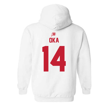 Utah - NCAA Women's Soccer : Julia Oka - Classic Shersey Hooded Sweatshirt-1
