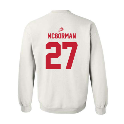 Utah - NCAA Baseball : Anson Mcgorman - Classic Shersey Crewneck Sweatshirt-1