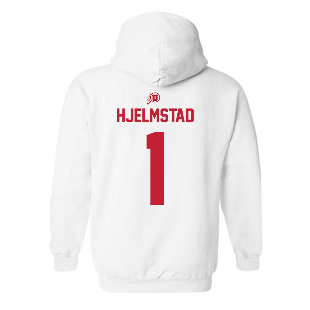 Utah - NCAA Women's Basketball : Avery Hjelmstad - Classic Shersey Hooded Sweatshirt-1