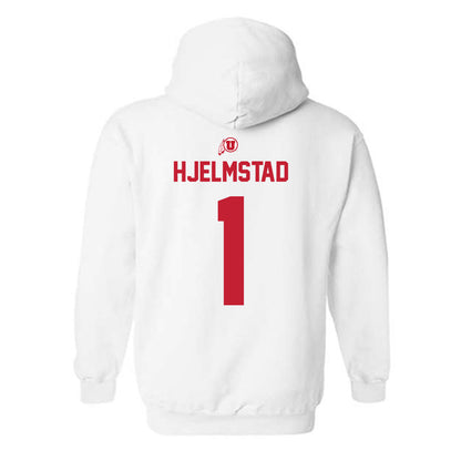 Utah - NCAA Women's Basketball : Avery Hjelmstad - Classic Shersey Hooded Sweatshirt-1