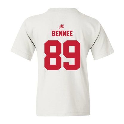 Utah - NCAA Football : Noah Bennee - Classic Shersey Youth T-Shirt-1