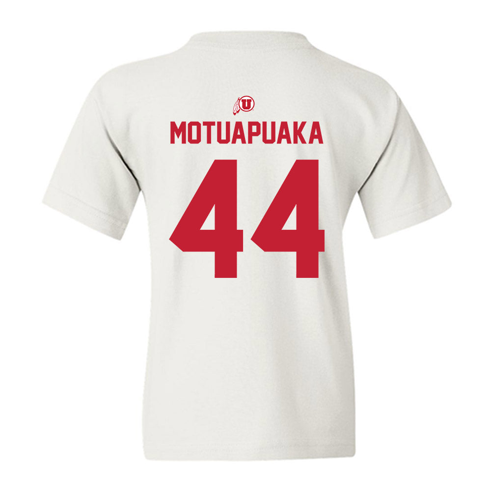Utah - NCAA Football : Sione Motuapuaka - Classic Shersey Youth T-Shirt-1