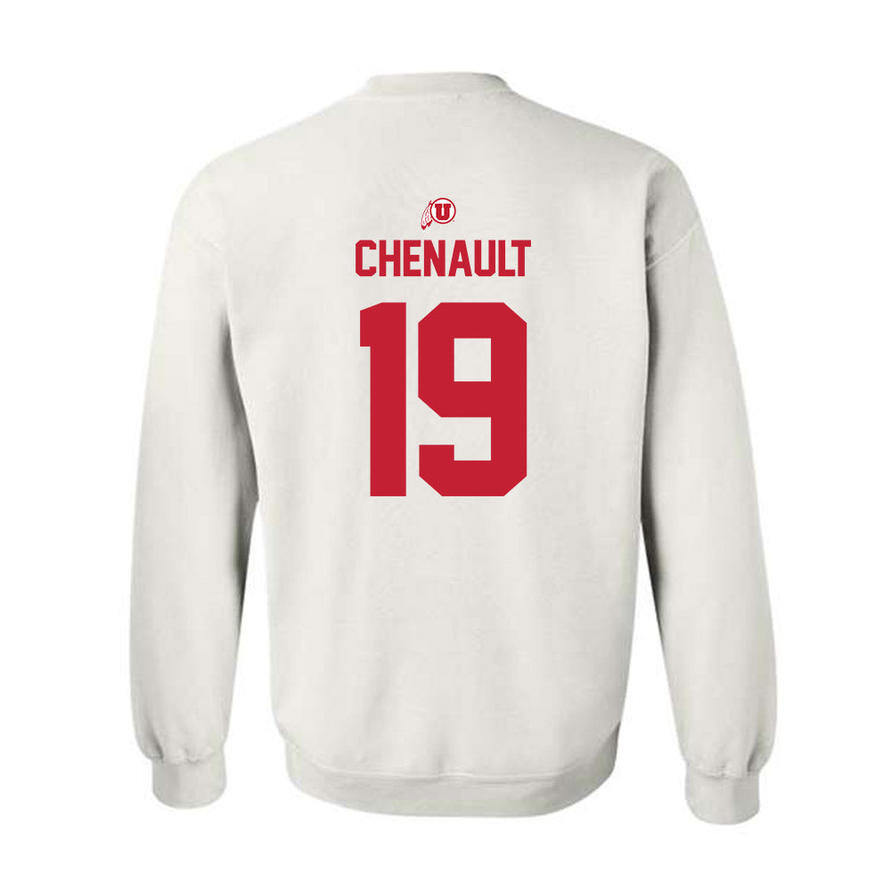 Utah - NCAA Football : James Chenault - Classic Shersey Crewneck Sweatshirt-1