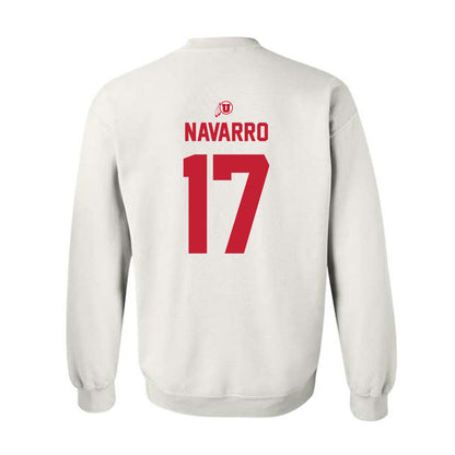 Utah - NCAA Baseball : Bradley Navarro - Classic Shersey Crewneck Sweatshirt-1