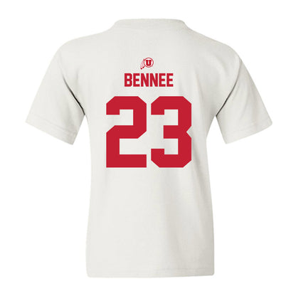 Utah - NCAA Football : Jackson Bennee - Classic Shersey Youth T-Shirt-1