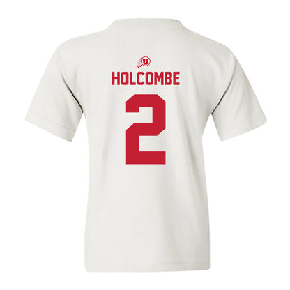 Utah - NCAA Men's Basketball : Jackson Holcombe - Classic Shersey Youth T-Shirt-1