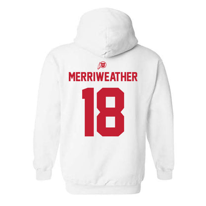 Utah - NCAA Football : Tobias Merriweather - Classic Shersey Hooded Sweatshirt-1