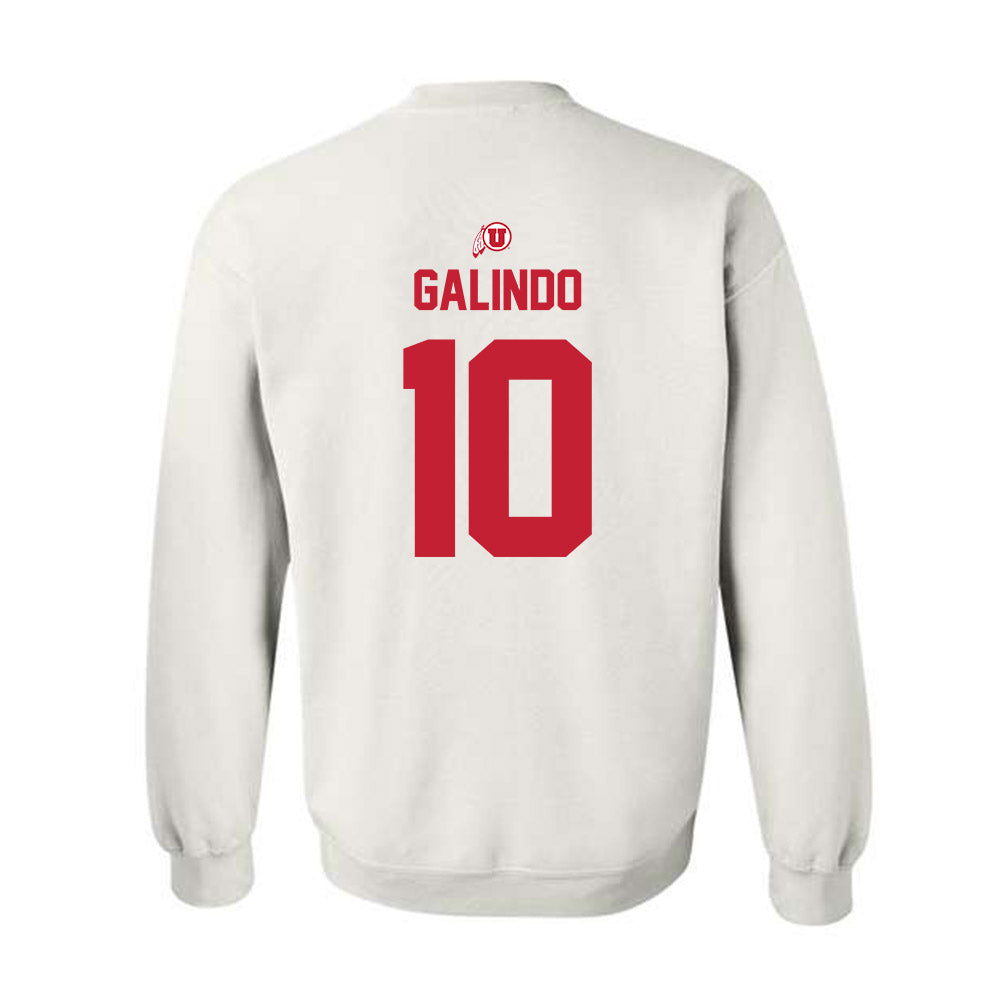Utah - NCAA Baseball : David Galindo - Classic Shersey Crewneck Sweatshirt-1