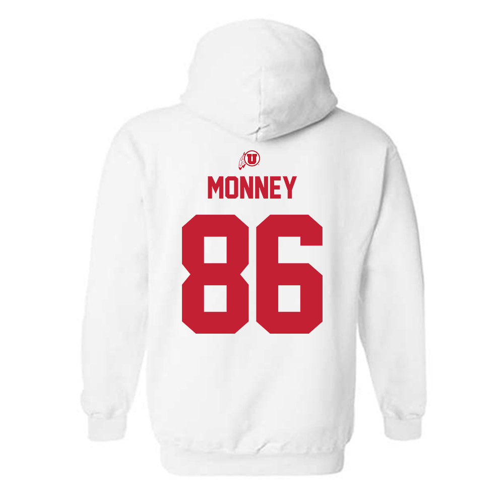 Utah - NCAA Football : Will Monney - Classic Shersey Hooded Sweatshirt-1