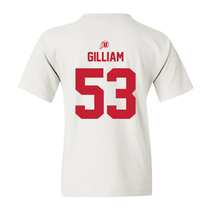 Utah - NCAA Baseball : Jet Gilliam - Classic Shersey Youth T-Shirt-1