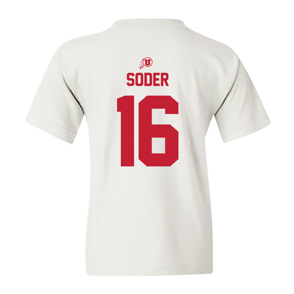 Utah - NCAA Baseball : Kaden Soder - Classic Shersey Youth T-Shirt-1