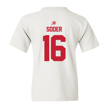 Utah - NCAA Baseball : Kaden Soder - Classic Shersey Youth T-Shirt-1